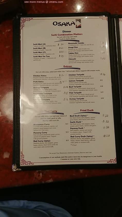 Prices and visitors&x27; opinions on dishes. . Osaka japanese steakhouse fort myers menu